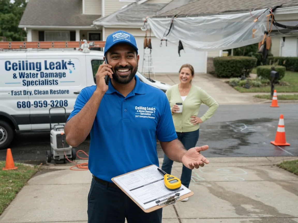 Ceiling Leak Cleanup Crary, ND FAQs